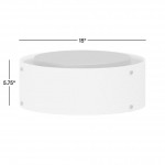 Gregory Modern Brass Ribbed Glass Drum Round Flush Mount Ceiling Light