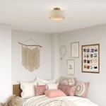 Isla Modern Drum Linen Blend Semi Flush Mount
