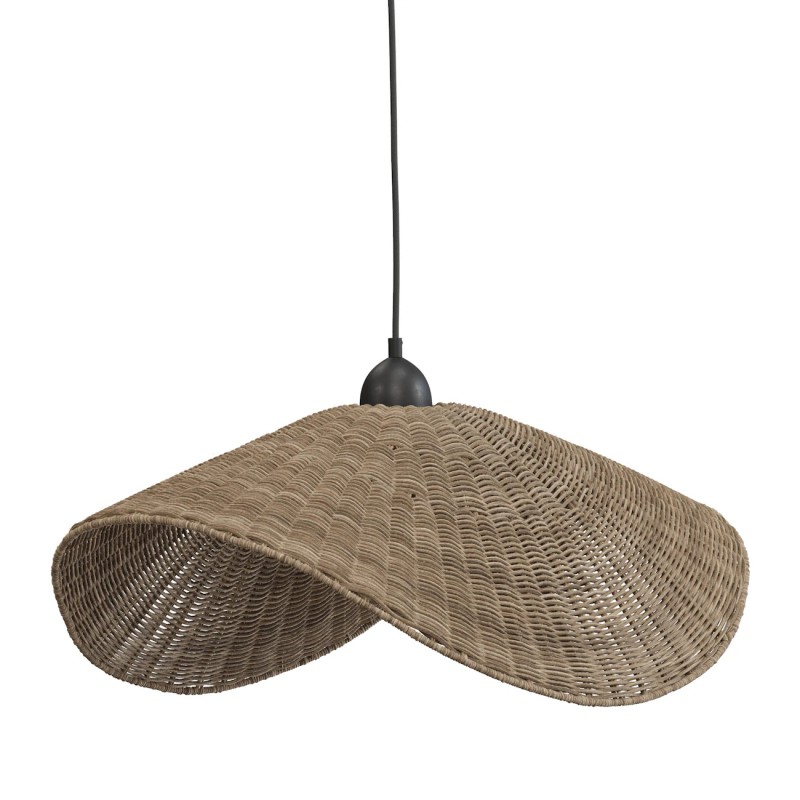 Holli Organic Boho Wicker Rattan Pendant Light
