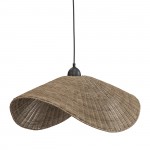 Holli Organic Boho Wicker Rattan Pendant Light