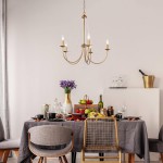 Ophelia French Country 5-Light Wood Beads Branch Chandelier