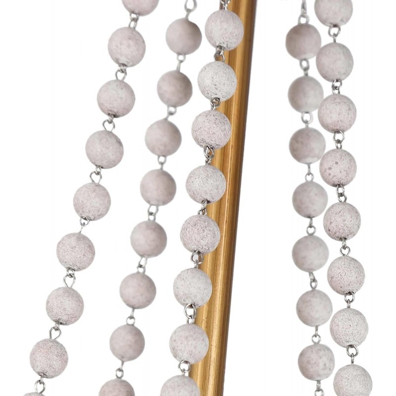 Ophelia French Country 5-Light Wood Beads Branch Chandelier