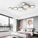 Phelith Modern Scandinavian Circle Ceiling Light