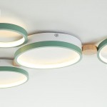Phelith Modern Scandinavian Circle Ceiling Light