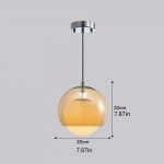 Ilaria Bauhaus Glass Globe Pendant Light