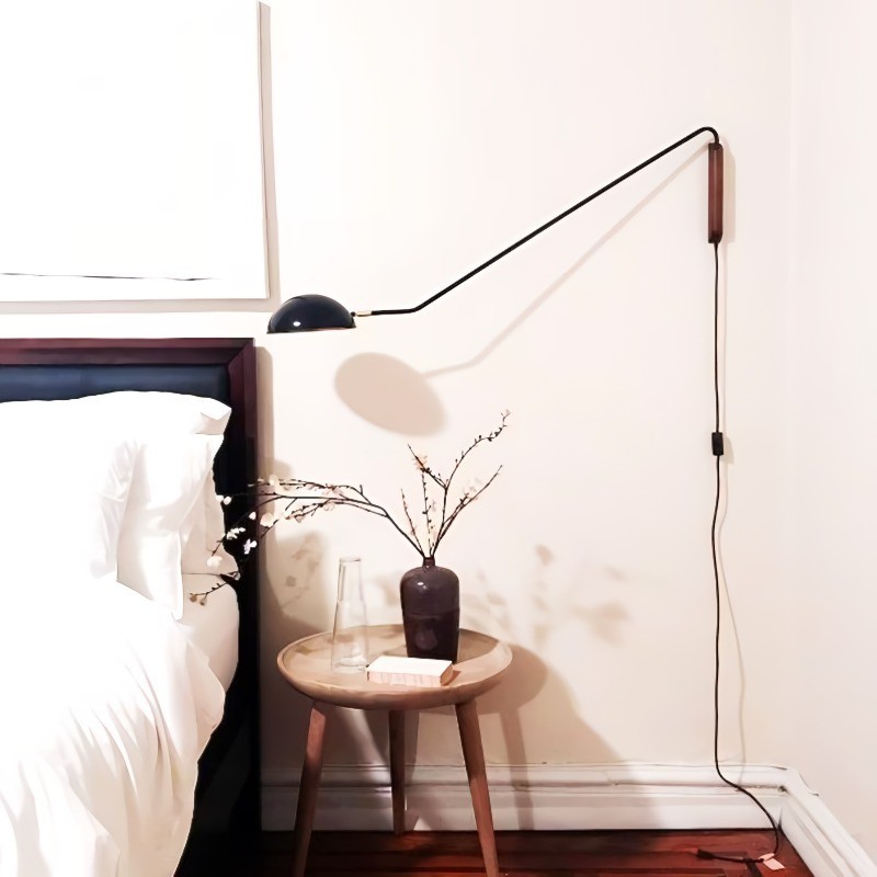 Praika Minimalist Swing Dome Wall Light