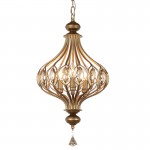 Keir French Luxury Retro Crystal Cage Chandelier