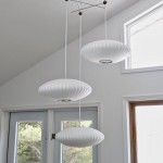 Noah White Triple Pear Bubble Silk Pendant Light