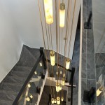 Odalys Luxurious Cylindrical Alabaster Brass Pendant Light