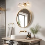 Cedric Modern Brass Spherical Glass Wall Light