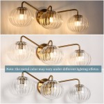 Cedric Modern Brass Spherical Glass Wall Light
