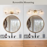 Cedric Modern Brass Spherical Glass Wall Light