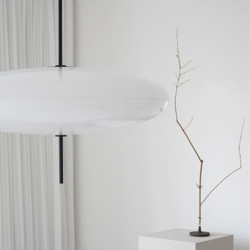 Korbin Acrylic White Flying Saucer Pendant Light