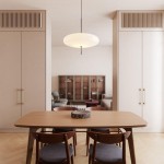 Korbin Acrylic White Flying Saucer Pendant Light