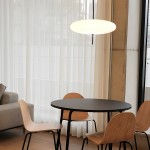 Korbin Acrylic White Flying Saucer Pendant Light