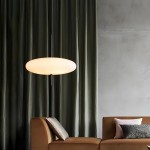 Korbin Acrylic White Flying Saucer Pendant Light