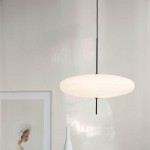 Korbin Acrylic White Flying Saucer Pendant Light