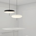 Korbin Acrylic White Flying Saucer Pendant Light