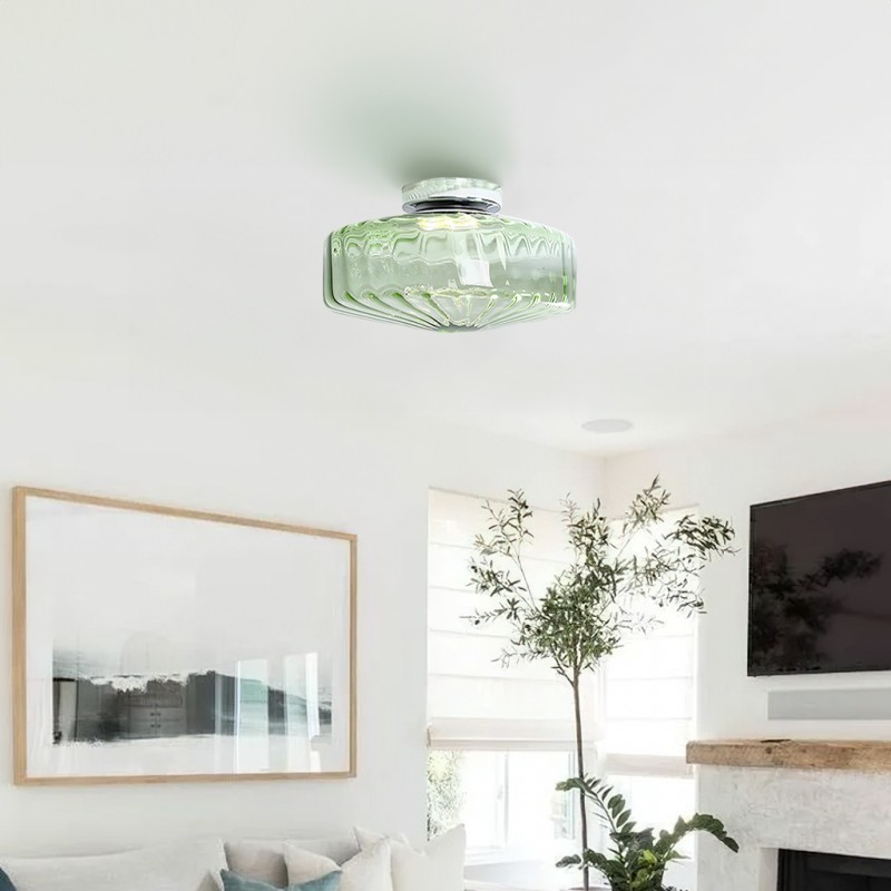 Remy Vintage Water Ripple Ceiling Lamp