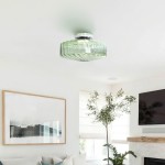 Remy Vintage Water Ripple Ceiling Lamp