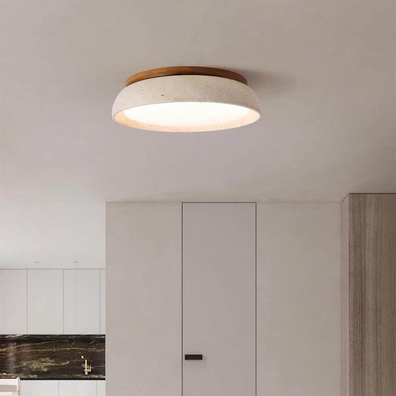 Nox Scandinavian Travertine Ceiling Light