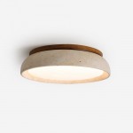 Nox Scandinavian Travertine Ceiling Light