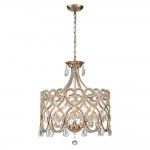 Neve Luxury French Antique Crystal Drum Chandelier