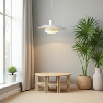 Emery Nordic Three Tier Metal Disc Pendant Light