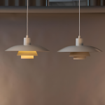 Emery Nordic Three Tier Metal Disc Pendant Light