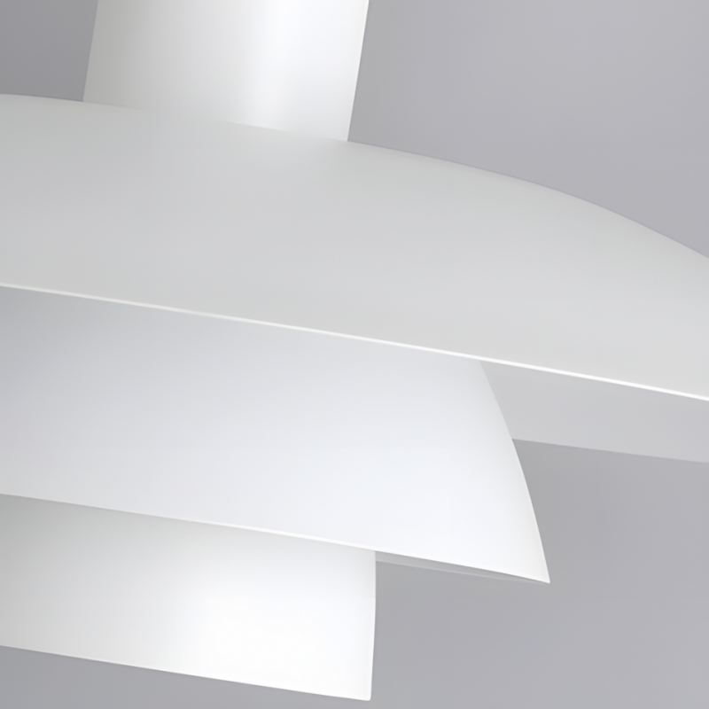 Emery Nordic Three Tier Metal Disc Pendant Light