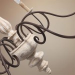 Scout Farmhouse Wood Anchor Candle Chandelier