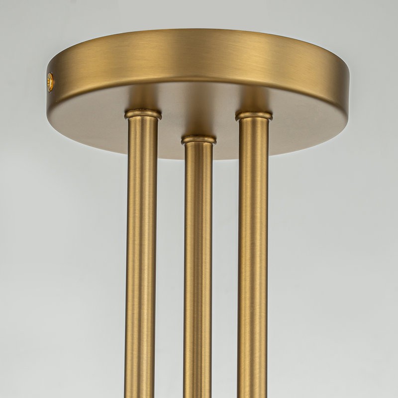 Ivey Water Ripple Glass Globe Ceiling Light