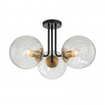 Ivey Water Ripple Glass Globe Ceiling Light