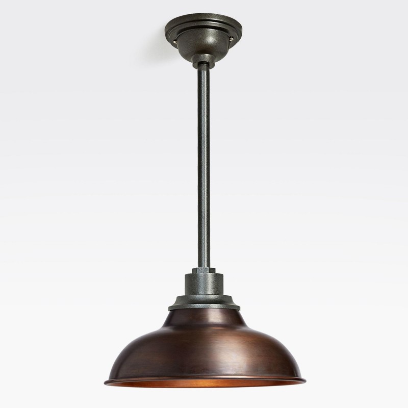 Creed Industrial Dome Metal Pendant Light