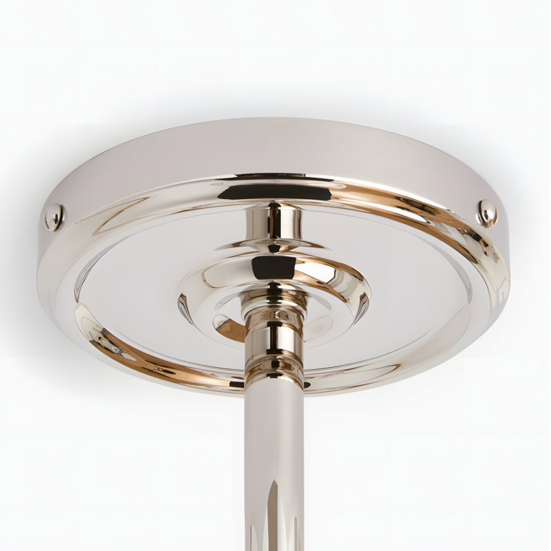 Xena Scandinavian Layered Clear Glass Pendant Light
