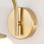 Luka Retro Bauhaus Globe Glass Sconce