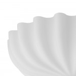 Dakota Modern Flower Shape Milk Glass Ceiling Light