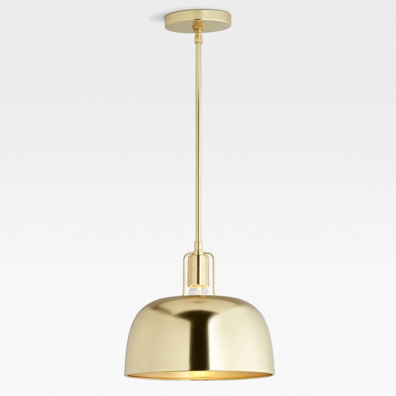 Frey Mid Century Metal Dome Pendant Light