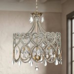 Neve Luxury French Antique Crystal Drum Chandelier