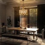Neve Luxury French Antique Crystal Drum Chandelier