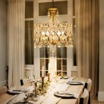 Neve Luxury French Antique Crystal Drum Chandelier