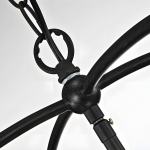 Aelric Farmhouse 5-Light Metal Frame Drum Chandelier