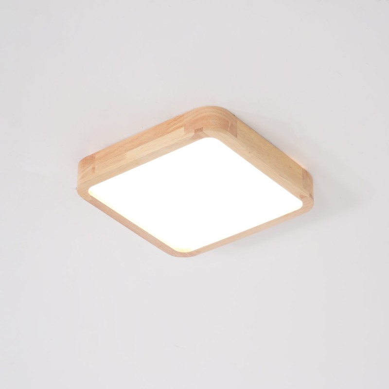 Blayze Rustic LED Wooden Geometric Ceiling Light