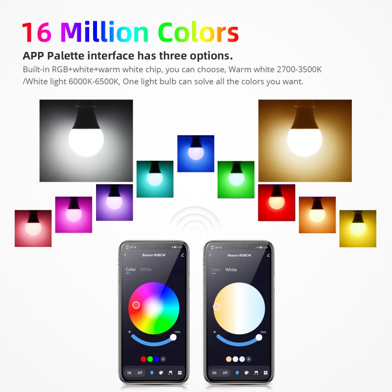 Siri Voice Control 9W RGB Smart Light Bulb