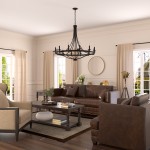 Adele Farmhouse Black Metal Wagon Wheel Chandelier