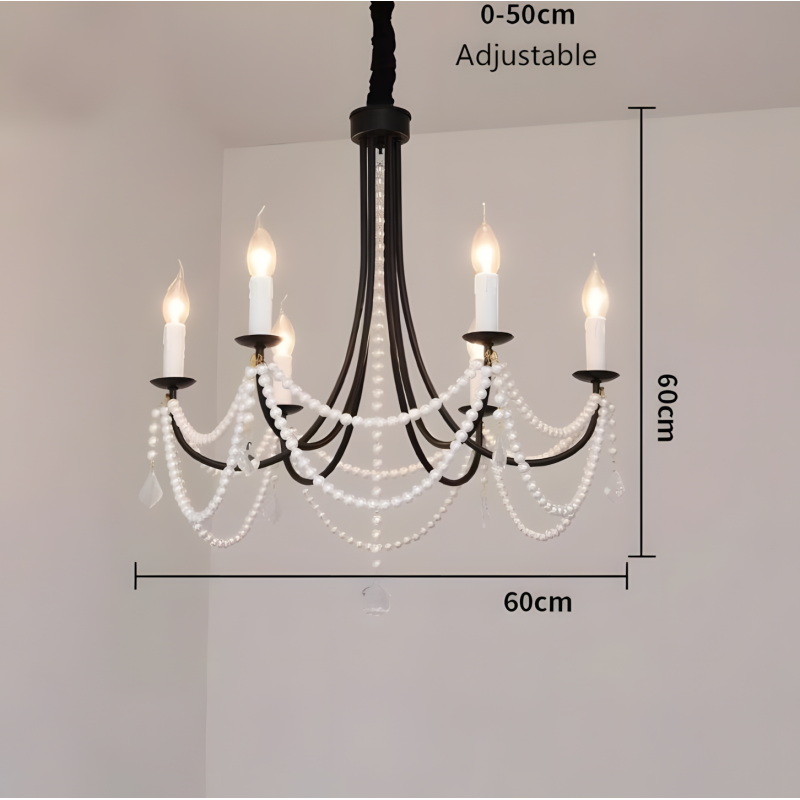 Niko French Vintage Crystal Chandelier
