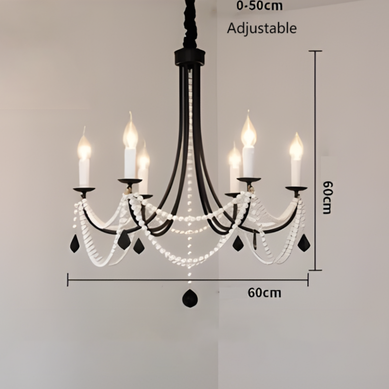 Niko French Vintage Crystal Chandelier