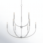 Galenor Minimalist Metal Branching Ring Chandelier