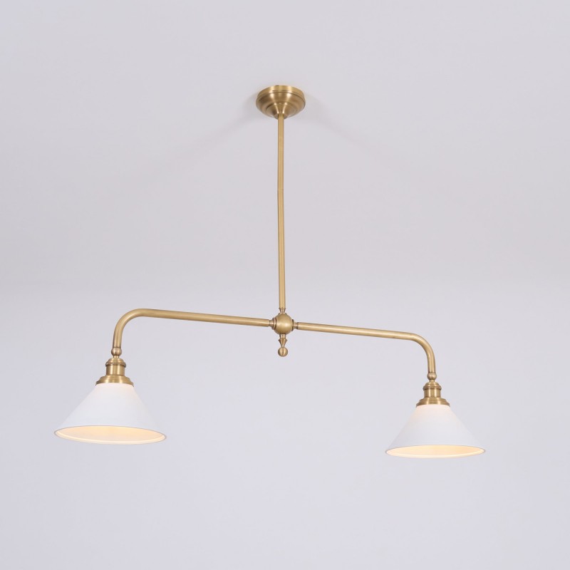 Foxx Retro Metal Conical Ceramic Pendant Light