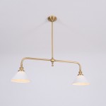 Foxx Retro Metal Conical Ceramic Pendant Light